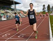 16 April 2016; Conor Duncan, DCU, winning the Mens 800M event. Irish Universities Athletic Association Track & Field Championships 2016, Day 1. Morton Stadium, Santry, Co. Dublin. Picture credit: Oliver McVeigh / SPORTSFILE