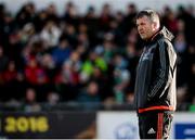 16 April 2016; Munster head coach Anthony Foley before the start of the match. Guinness PRO12 Round 20, Connacht v Munster. Sportsground, Galway.  Picture credit: Seb Daly / SPORTSFILE