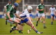17 April 2016; Richie McCarthy, Limerick, in action against Shane Bennett, Waterford . Allianz Hurling League, Division 1, semi-final, Waterford v Limerick. Semple Stadium, Thurles, Co. Tipperary. Picture credit: Ray McManus / SPORTSFILE