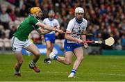 17 April 2016; Shane Bennett, Waterford, in action against Richie English, Limerick. Allianz Hurling League, Division 1, semi-final, Waterford v Limerick. Semple Stadium, Thurles, Co. Tipperary. Picture credit: Ray McManus / SPORTSFILE