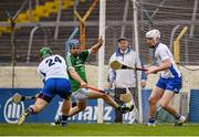 17 April 2016; Tom Devine, Waterford, shoots to score his side's third goal. Allianz Hurling League Division 1 Semi-Final, Waterford v Limerick. Semple Stadium, Thurles, Co. Tipperary. Picture credit: Stephen McCarthy / SPORTSFILE