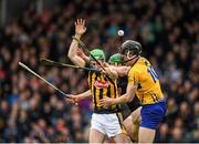 17 April 2016; John Conlon, Clare, in action against Joey Holden and Kilkenny goalkeeper Eoin Murphy. Allianz Hurling League Division 1 Semi-Final, Kilkenny v Clare. Semple Stadium, Thurles, Co. Tipperary. Picture credit: Stephen McCarthy / SPORTSFILE