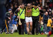 17 April 2016; Kieran Joyce, Kilkenny, is helped from the pitch after the game. Allianz Hurling League Division 1 Semi-Final, Kilkenny v Clare. Semple Stadium, Thurles, Co. Tipperary. Picture credit: Stephen McCarthy / SPORTSFILE