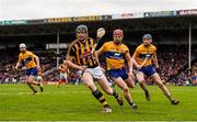 17 April 2016; Walter Walsh, Kilkenny, in action against Paul Flanagan, Clare. Allianz Hurling League Division 1 Semi-Final, Kilkenny v Clare. Semple Stadium, Thurles, Co. Tipperary. Picture credit: Stephen McCarthy / SPORTSFILE