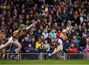 17 April 2016; Tony Kelly, Clare, in action agaisnst Joey Holden, Kilkenny. Allianz Hurling League, Division 1, semi-final, Kilkenny v Clare. Semple Stadium, Thurles, Co. Tipperary. Picture credit: Ray McManus / SPORTSFILE