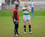 27 April 2010; Connacht's Johnny O'Connor and Kieran Campbell during squad training ahead of their Amlin Challenge Cup Semi-Final against RC Toulon on Friday. Sportsground, Galway. Picture credit: Ray Ryan / SPORTSFILE