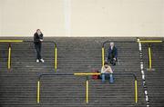 26 April 2010; Supporters awaits the start of the match. Airtricity League Premier Division, Sporting Fingal v Bohemians, Morton Stadium, Santry, Dublin. Picture credit: Stephen McCarthy / SPORTSFILE