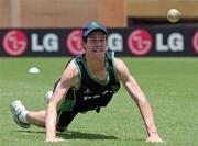 26 April 2010; Ireland's George Dockrell in action during a squad training session ahead of the start of the 2010 Twenty20 Cricket World Cup. Providence, Guayana. Picture credit: Handout / Barry Chambers / RSA / Cricket Ireland Via SPORTSFILE