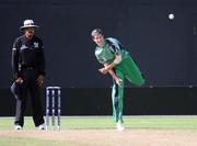 28 April 2010; Ireland's George Dockrell bowls a delivery to Afghanistan. 2010 Twenty20 Cricket World Cup Warm Up, Ireland v Afghanistan, Providence, Guayana. Picture credit: Handout / Barry Chambers / RSA / Cricket Ireland Via SPORTSFILE