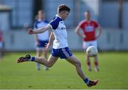 16 April 2016; Conor McCarthy, Monaghan. Eirgrid GAA Football Under 21 All-Ireland Championship semi-final, Cork v Monaghan. O'Connor Park, Tullamore, Co. Offaly.  Picture credit: Brendan Moran / SPORTSFILE