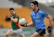 16 April 2016; Shane Clayton, Dublin. Eirgrid GAA Football Under 21 All-Ireland Championship semi-final, Dublin v Mayo. O'Connor Park, Tullamore, Co. Offaly.  Picture credit: Brendan Moran / SPORTSFILE