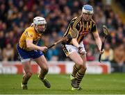 17 April 2016; TJ Reid, Kilkenny, in action against Patrick O'Connor, Clare. Allianz Hurling League, Division 1, Semi-Final, Kilkenny v Clare. Semple Stadium, Thurles, Co. Tipperary. Picture credit: Ray McManus / SPORTSFILE