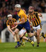 17 April 2016; Conor Cleary, Clare, in action against Kevin Kelly, Kilkenny. Allianz Hurling League Division 1 Semi-Final, Kilkenny v Clare. Semple Stadium, Thurles, Co. Tipperary. Picture credit: Stephen McCarthy / SPORTSFILE