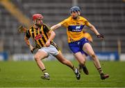 17 April 2016; Cillian Buckley, Kilkenny, in action against David Fitzgerald, Clare. Allianz Hurling League Division 1 Semi-Final, Kilkenny v Clare. Semple Stadium, Thurles, Co. Tipperary. Picture credit: Stephen McCarthy / SPORTSFILE