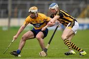 17 April 2016; Conor McGrath, Clare, in action against TJ Reid, Kilkenny. Allianz Hurling League, Division 1, Semi-Final, Kilkenny v Clare. Semple Stadium, Thurles, Co. Tipperary. Picture credit: Ray McManus / SPORTSFILE