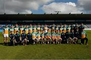 16 April 2016; The Offaly squad. Electric Ireland Leinster GAA Football Minor Championship First Round, Dublin v Offaly. Parnell Park, Dublin.  Picture credit: Cody Glenn / SPORTSFILE