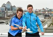 19 April 2016; All Black legend and AIG ambassador Richie McCaw and Dublin hurler Paul Schutte were in Dublin to help promote AIG Insurance’s Telematics car insurance. The product, aimed at 21-34 year olds, is designed to encourage and reward safe driving in Ireland by offering up to a 30% discount to those who display high standards of driving. For more information log on to www.aig.ie or call 1890 27 27 27. AIG, International Financial Services Centre, Dublin. Picture credit: Stephen McCarthy / SPORTSFILE