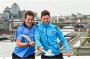 19 April 2016; All Black legend and AIG ambassador Richie McCaw and Dublin hurler Paul Schutte were in Dublin to help promote AIG Insurance’s Telematics car insurance. The product, aimed at 21-34 year olds, is designed to encourage and reward safe driving in Ireland by offering up to a 30% discount to those who display high standards of driving. For more information log on to www.aig.ie or call 1890 27 27 27. AIG, International Financial Services Centre, Dublin. Picture credit: Stephen McCarthy / SPORTSFILE