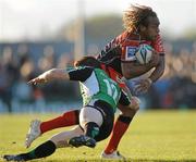 30 April 2010; Gabiriele Lovobalavu, RC Toulon, in action against Aidan Wynne, Connacht. Amlin Challenge Cup Semi-Final, Connacht v RC Toulon, Sportsground, Galway. Picture credit: Ray Ryan / SPORTSFILE