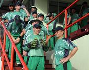 30 April 2010; The Ireland team prepare to take the field. 2010 Twenty20 Cricket World Cup Group Stages, Ireland v West Indies, Providence Stadium, Guyana. Picture credit: Handout / Barry Chambers / RSA / Cricket Ireland Via SPORTSFILE