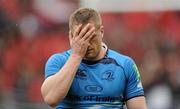 1 May 2010; A dejected Jamie Heaslip, Leinster, at the final whistle. Heineken Cup Semi-Final, Toulouse v Leinster, Le Stadium Municipal, Toulouse, France. Picture credit: Brendan Moran / SPORTSFILE
