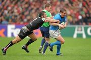 1 May 2010; Eoin Reddan, Leinster, is tackled by Byron Kelleher, Toulouse. Heineken Cup Semi-Final, Toulouse v Leinster, Le Stadium Municipal, Toulouse, France. Picture credit: Brendan Moran / SPORTSFILE