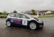 2 May 2010; Craig Breen and Gareth Roberts, in their Ford Fiesta S2000, during the SS8 Shanera stage of the Rally of the Lakes - Second Leg. Killarney, Co. Kerry. Picture credit: Barry Cregg / SPORTSFILE