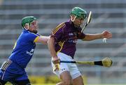 2 May 2010; Keith Rossiter, Wexford, in action against Colin Ryan, Clare. Allianz GAA Hurling National League Division 2 Final, Clare v Wexford, Semple Stadium, Thurles, Co Tipperary. Picture credit: Daire Brennan / SPORTSFILE