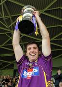 2 May 2010; Wexford captain Diarmuid Lyng lifts the cup. Allianz GAA Hurling National League Division 2 Final, Clare v Wexford, Semple Stadium, Thurles, Co Tipperary. Picture credit: Daire Brennan / SPORTSFILE