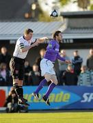 3 May 2010; Gary Twigg, Shamrock Rovers, in action against Liam Burns, Dundalk. Airtricity League Premier Division, Dundalk v Shamrock Rovers, Oriel Park, Dundalk. Photo by Sportsfile