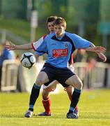 3 May 2010; David McMillen, UCD, in action against Gareth Coughlan, St Patrick's Athletic. Airtricity League Premier Division, UCD v St Patrick's Athletic, UCD Bowl, UCD, Dublin. Picture credit: Pat Murphy / SPORTSFILE