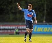 3 May 2010; David McMillen, UCD, celebrates after scoring a goal for his team. Airtricity League Premier Division, UCD v St Patrick's Athletic, UCD Bowl, UCD, Dublin. Picture credit: Pat Murphy / SPORTSFILE