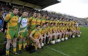 1 May 2010; The Donegal squad. Cadbury GAA Football Under 21 All-Ireland Championship Final, Dublin v Donegal, Kingspan Breffni Park, Cavan. Picture credit: Oliver McVeigh / SPORTSFILE