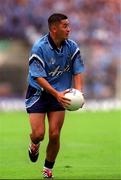 27 May 2001; Jason Sherlock of Dublin during the Bank of Ireland Leinster Senior Football Championship Quarter-Final match between Dublin and Longford at Croke Park in Dublin. Photo by Damien Eagers/Sportsfile