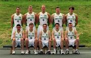 31 May 2001; The Ireland senior Men's Basketball Team pictured during a Ireland Senior Men's Basketball Team Portraits Session in Tallaght, Dublin. Photo by Brendan Moran/Sportsfile
