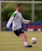 31 May 2001; Robbie Keane during a Republic of Ireland Training Session at John Hyland Park in Baldonnell, Dublin. Photo by Damien Eagers/Sportsfile