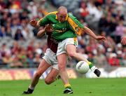 3 June 2001; Ollie Murphy of Meath shoots to score his side's second goal during the Bank of Ireland Leinster Senior Football Championship Quarter-Final match between Meath and Westmeath at Croke Park in Dublin. Photo by Ray Lohan/Sportsfile