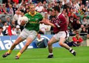 3 June 2001; Graham Geraghty of Meath in action against Fergal Murray of Westmeath during the Bank of Ireland Leinster Senior Football Championship Quarter-Final match between Meath and Westmeath at Croke Park in Dublin. Photo by Brian Lawless/Sportsfile