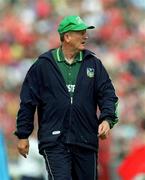 27 May 2001; Limerick manager Eamonn Cregan during the Guinness Munster Senior Hurling Championship Quarter-Final match between Cork and Limerick at Páirc Uí Chaoimh in Cork. Photo by Ray McManus/Sportsfile