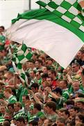 27 May 2001; Limerick supporters during the Guinness Munster Senior Hurling Championship Quarter-Final match between Cork and Limerick at Páirc Uí Chaoimh in Cork. Photo by Ray McManus/Sportsfile