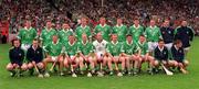27 May 2001; The Limerick team ahead of the Guinness Munster Senior Hurling Championship Quarter-Final match between Cork and Limerick at Páirc Uí Chaoimh in Cork. Photo by Ray McManus/Sportsfile