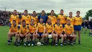 3 June 2001; The Roscommon team ahead of the Bank of Ireland Connacht Senior Football Championship Semi-Final match between Galway and Roscommon at Tuam Stadium in Tuam, Galway. Photo by Damien Eagers/Sportsfile