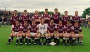 3 June 2001; The Galway team ahead of the Bank of Ireland Connacht Senior Football Championship Semi-Final match between Galway and Roscommon at Tuam Stadium in Tuam, Galway. Photo by Damien Eagers/Sportsfile
