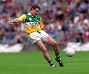27 May 2001; Colm Quinn of Offaly during the Bank of Ireland Leinster Senior Football Championship Quarter-Final match between Offaly and Laois at Croke Park in Dublin. Photo by Damien Eagers/Sportsfile