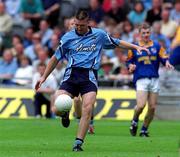 27 May 2001; Darren Homan of Dublin during the Bank of Ireland Leinster Senior Football Championship Quarter-Final match between Dublin and Longford at Croke Park in Dublin. PhPhoto by Damien Eagers/Sportsfile