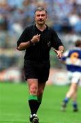 27 May 2001; Referee Michael McGrath during the Bank of Ireland Leinster Senior Football Championship Quarter-Final match between Offaly and Laois at Croke Park in Dublin. Photo by Damien Eagers/Sportsfile