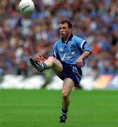 27 May 2001; Niall O'Donoghue of Dublin during the Bank of Ireland Leinster Senior Football Championship Quarter-Final match between Dublin and Longford at Croke Park in Dublin. PhPhoto by Damien Eagers/Sportsfile
