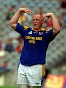 27 May 2001; Niall Sheridan of Longford during the Bank of Ireland Leinster Senior Football Championship Quarter-Final match between Dublin and Longford at Croke Park in Dublin. Photo by Damien Eagers/Sportsfile