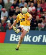 3 June 2001; Paddy Logan of Antrim during the Bank of Ireland Ulster Senior Football Championship Quarter-Final match between Derry and Antrim at Celtic Park in Derry. Photo by Aoife Rice/Sportsfile