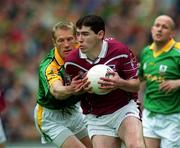 3 June 2001; Aidan Canning of Westmeath in action against Graham Geraghty of Meath during the Bank of Ireland Leinster Senior Football Championship Quarter-Final match between Meath and Westmeath at Croke Park in Dublin. Photo by David Maher/Sportsfile